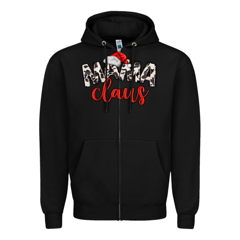 Mama Claus Zipper Hoodie by MaliasSmallBusiness | Teevron