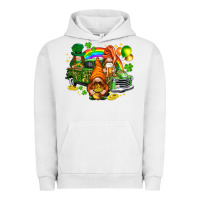 Pigment Lunar Rock St. Patrick's Day gnomies with leopard tumbler Urban Hoodie - HowdyJamesFarm