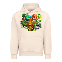 Sandshell St. Patrick's Day gnomies with leopard tumbler Urban Hoodie - HowdyJamesFarm