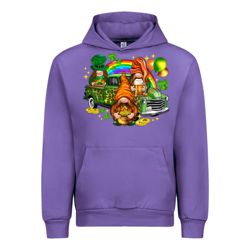 St. Patrick's Day Gnomies With Leopard Tumbler Urban Hoodie by HowdyJamesFarm | Teevron