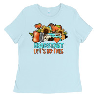 Baby Blue headstart let's do this Ladies Tee - JahusDesignShop