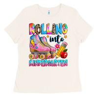 Bone rolling into kindergarten grade Ladies Tee - texasbilliewilder