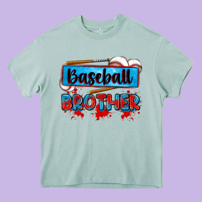 Baseball Brother Heavy Core Tee Designed By Zillion Design Studio