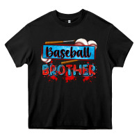 Black baseball brother Heavy Core Tee - Zillion Design Studio