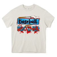 Cream baseball brother Heavy Core Tee - Zillion Design Studio