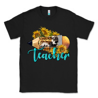 Black Western Teacher Pencil Classic Tee - LillyAllenDesigns