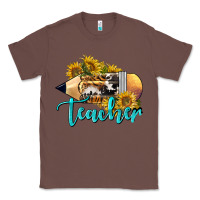 Chestnut Western Teacher Pencil Classic Tee - LillyAllenDesigns