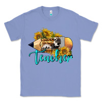 Colony Blue Western Teacher Pencil Classic Tee - LillyAllenDesigns