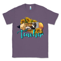 Lavender Western Teacher Pencil Classic Tee - LillyAllenDesigns