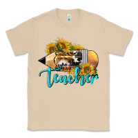 Mushroom Western Teacher Pencil Classic Tee - LillyAllenDesigns
