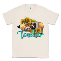Natural Western Teacher Pencil Classic Tee - LillyAllenDesigns