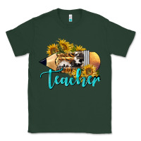 Sports Green Western Teacher Pencil Classic Tee - LillyAllenDesigns
