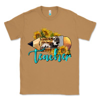 Toasted Coconut Western Teacher Pencil Classic Tee - LillyAllenDesigns