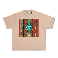 Burro gemstone flowers arrow with leopards and serape Urban Heavy Tee - Artiststas