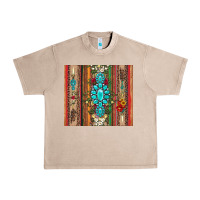 French Oak gemstone flowers arrow with leopards and serape Urban Heavy Tee - Artiststas