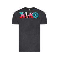 Vintage Black xoxo with cow Vintage Tee - AdoDesignShop