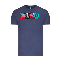 Vintage Denim xoxo with cow Vintage Tee - AdoDesignShop