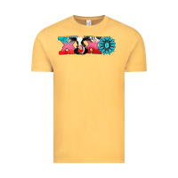 Vintage Mustard xoxo with cow Vintage Tee - AdoDesignShop