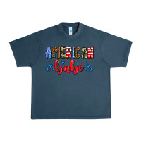 Midnight Navy American babe Urban Heavy Tee - AdoDesignShop