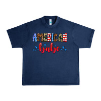 Navy American babe Urban Heavy Tee - AdoDesignShop