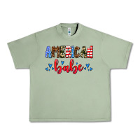 Oil Green American babe Urban Heavy Tee - AdoDesignShop