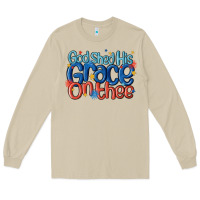 Mushroom god shed his grace on the thee Long Sleeve Tee - MaliasSmallBusiness