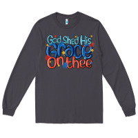 Smoke god shed his grace on the thee Long Sleeve Tee - MaliasSmallBusiness