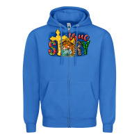 True Royal True Story Holy Family Zipper Hoodie - MaliasSmallBusiness