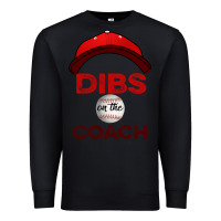 Black Dibs On The Coach Baseball Premium Sweatshirt - Bettercallsaul