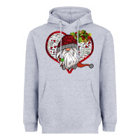 Heather Grey Valentine's Day Gnome Heavyweight Hoodie - Bettercallsaul