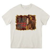 Cream all i want for christmas is a horse Heavy Core Tee - RanaPortraitStore