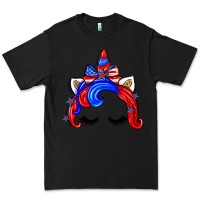 Black 4th of july unicorn Premium Tee - Zillion Design Studio