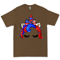 Cacao 4th of july unicorn Premium Tee - Zillion Design Studio