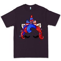 Plum 4th of july unicorn Premium Tee - Zillion Design Studio