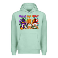 Seafoam Hallothanksmas gnomes Premium Hoodie - NancyCooperArtShop