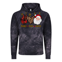 Cloud Black peace love santa Vintage Hoodie - JahusDesignShop