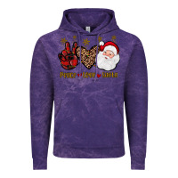 Cloud Purple peace love santa Vintage Hoodie - JahusDesignShop