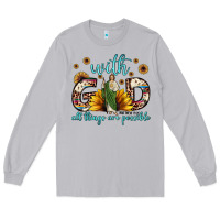 Moon Dust with god all things are possible matthew 19 26 Long Sleeve Tee - JahusDesignShop