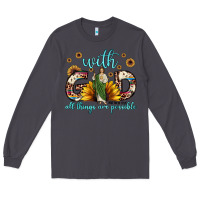Smoke with god all things are possible matthew 19 26 Long Sleeve Tee - JahusDesignShop