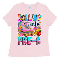Bubblegum Pink rolling into pre k grade Ladies Tee - texasbilliewilder