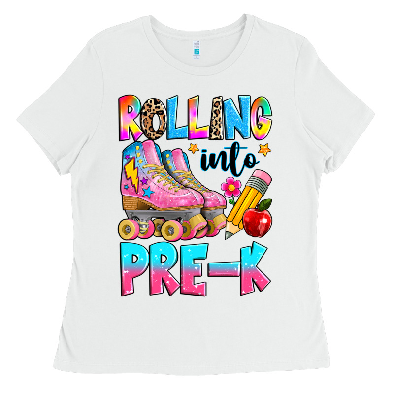 Rolling Into Pre K Grade Ladies Tee by texasbilliewilder | Teevron