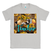 Moon Dust Western Teacher Pencil With Sunflowers Classic Tee - LillyAllenDesigns