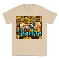 Mushroom Western Teacher Pencil With Sunflowers Classic Tee - LillyAllenDesigns