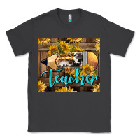 Smoke Western Teacher Pencil With Sunflowers Classic Tee - LillyAllenDesigns