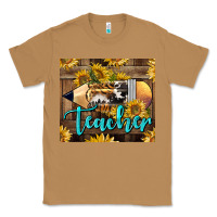 Toasted Coconut Western Teacher Pencil With Sunflowers Classic Tee - LillyAllenDesigns