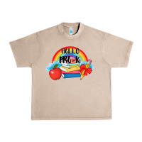 French Oak back to school hello pre k Urban Heavy Tee - AdoDesignShop