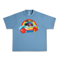 Pebble Blue back to school hello pre k Urban Heavy Tee - AdoDesignShop