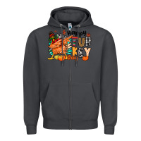 Smoke happy turkey day Zipper Hoodie - MaliasSmallBusiness