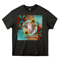 Asphalt western merino Heavy Core Tee - BarkalooDesign
