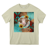 Mossy western merino Heavy Core Tee - BarkalooDesign